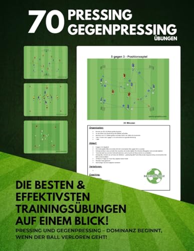 70 Trainingsübungen für das Pressing/Gegenpressing