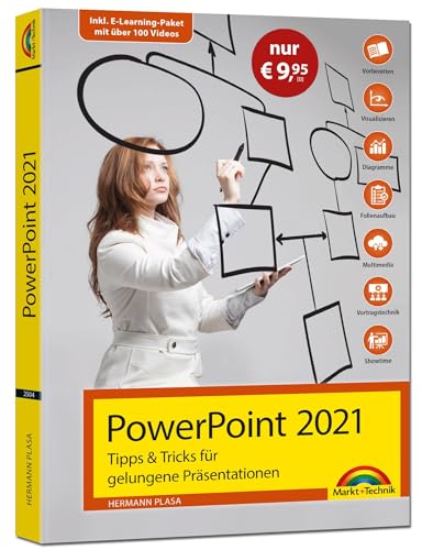 PowerPoint 2021 Tipps und Tricks für gelungene Präsentationen und Vorträge. Komplett in Farbe: Sonderauflage. von Markt + Technik