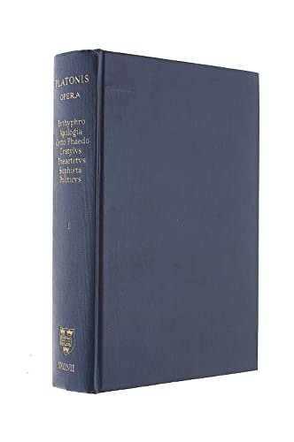 Platonis Opera: Tetralogias I-II Continens : Insunt Euthyphro Apologia Crito Phaedo Cratylus Theaetetus Sophista Politicus (001) (Oxford Classical Texts, Band 1) von Oxford University Press