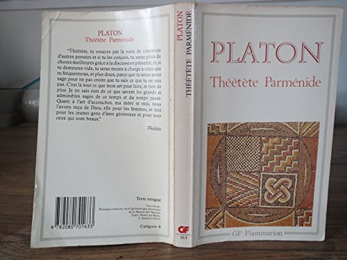 Theetete - parmenide: - NOTICE SUR LA VIE ET LES OEUVRES DE PLATON