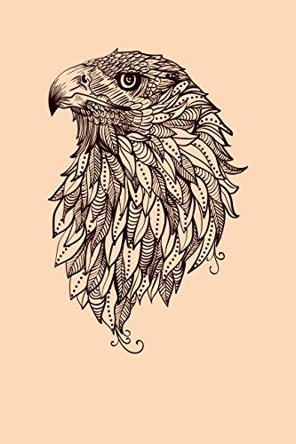 Eagle Head: 6x9 Lined Writing Notebook Journal, 120 Pages