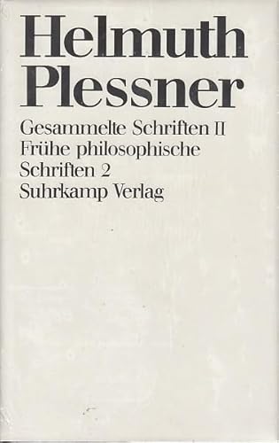 Frühe philosophische Schriften Frühe philosophische Schriften