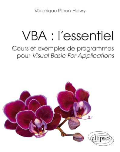 VBA : l’essentiel: Cours et exemples de programmes pour Visual Basic For Applications (Références sciences) von ELLIPSES