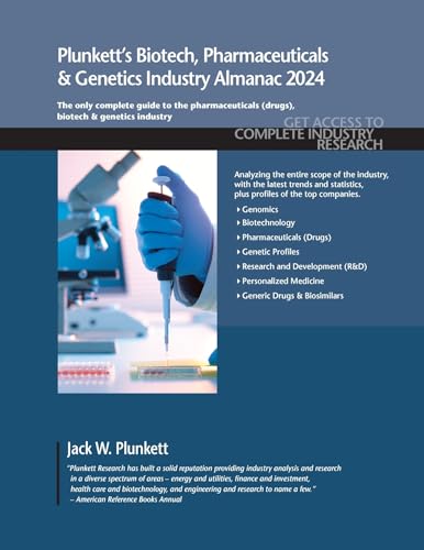 Plunkett's Biotech, Pharmaceuticals & Genetics Industry Almanac 2024: The Only Comprehensive Guide to Biotechnology, Pharmaceuticals and Genetics Companies and Trends