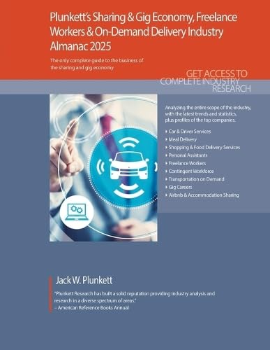 Plunkett's Sharing & Gig Economy, Freelance Workers & On-Demand Delivery Industry Almanac 2025: Sharing & Gig Economy, Freelance Workers & On-Demand ... Statistics, Trends & Leading Companies von Plunkett Research