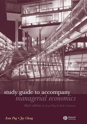 Study Guide to Accompany Managerial Economics von Wiley-Blackwell