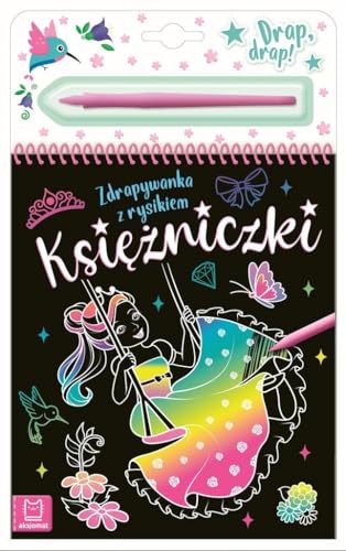 Księżniczki Zdrapywanka z rysikiem