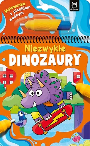 Malowanka z pisakiem wodnym Niezwykłe dinozaury