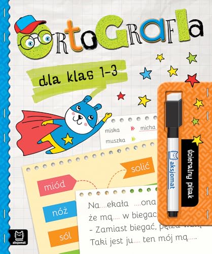 Ortografia dla klas 1-3 Ścieralny pisak von Aksjomat