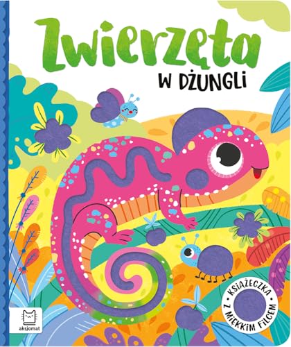 Zwierzęta w dżungli Książeczka z miękkim filcem von Aksjomat