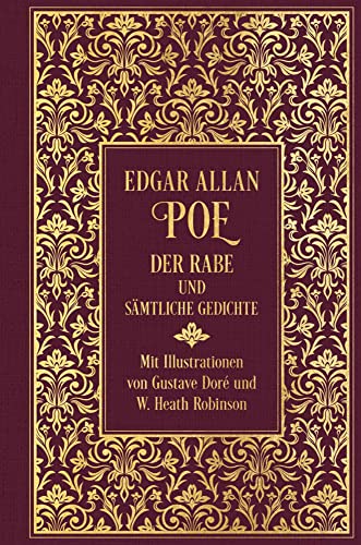 Der Rabe und sämtliche Gedichte: Leinen mit Goldprägung von NIKOL