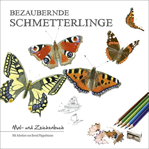 Bezaubernde Schmetterlinge: Mal- und Zeichenbuch
