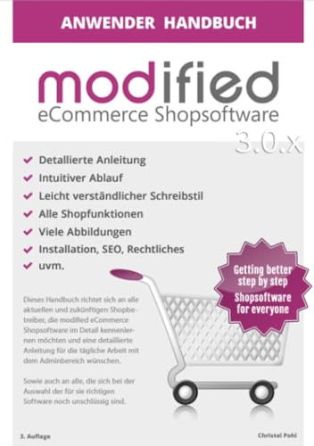 Anwenderhandbuch modified eCommerce 3.0.x: modified eCommerce Shopsoftware