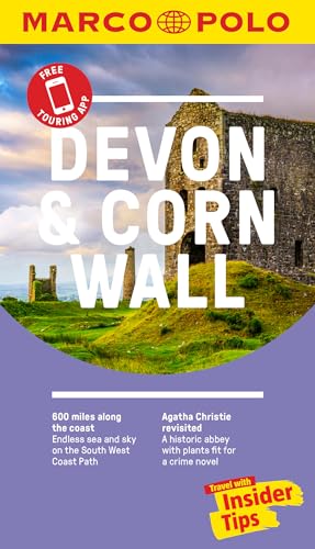 Devon and Cornwall Marco Polo Pocket Travel Guide - with pull out map: Free Touring App (Marco Polo Guide)