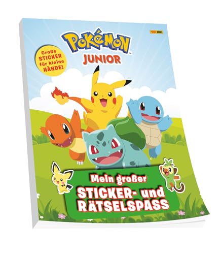 Pokémon Junior: Mein großer Sticker- und Rätselspaß: Activityblock mit Stickern - Große Sticker für kleine Hände! Pokémon Junior: Mein großer Sticker- und Rätselspaß: Activityblock mit Stickern - Große Sticker für kleine Hände! von Panini