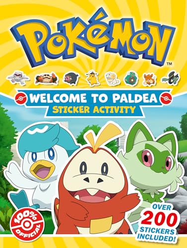 Pokémon Welcome to Paldea Epic Sticker: Explore Paldea in this 100% Official Sticker Activity Book. Brand New for 2024 and Perfect for Pokémon Fans! Pokémon Welcome to Paldea Epic Sticker: Explore Paldea in this 100% Official Sticker Activity Book. Brand New for 2024 and Perfect for Pokémon Fans!