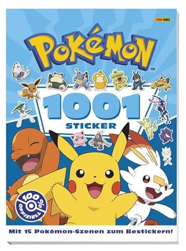 Pokémon: 1001 Sticker: Activitybuch mit 15 Pokémon-Szenen zum Bestickern!