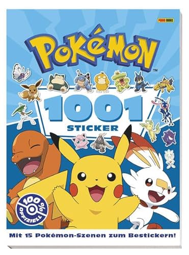 Pokémon: 1001 Sticker: Activitybuch mit 15 Pokémon-Szenen zum Bestickern!
