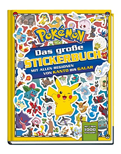 Pokémon: Das große Stickerbuch mit allen Regionen von Kanto bis Galar: mit über 1000 Sickern