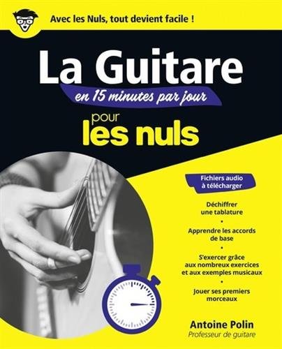 Apprendre la guitare en 15 minutes par jour Mégapoche Pour les Nuls von First