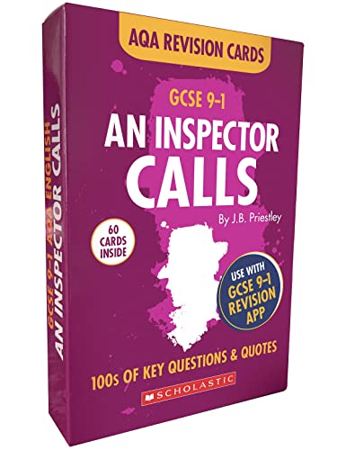 An Inspector Calls: GCSE Revision Cards for AQA English Literature with free app (GCSE Grades 9-1 Revision Cards) von Scholastic