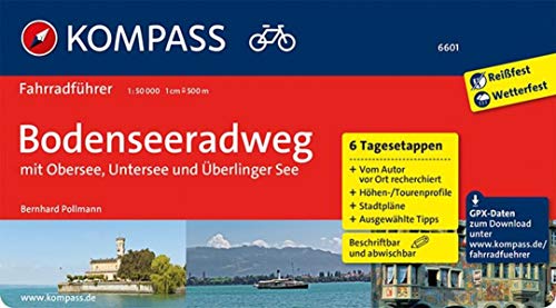 KOMPASS Fahrradführer Bodenseeradweg mit Obersee, Untersee und Überlinger See: Fahrradführer mit 6 Tagesetappen, GPX-Daten zum Download und Routenkarten im optimalen Maßstab. KOMPASS Fahrradführer Bodenseeradweg mit Obersee, Untersee und Überlinger See: Fahrradführer mit 6 Tagesetappen, GPX-Daten zum Download und Routenkarten im optimalen Maßstab.