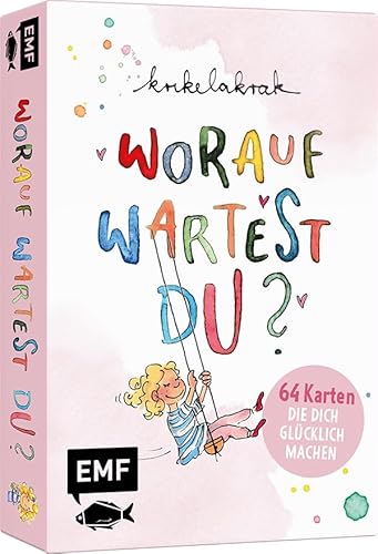 Kartenbox: Worauf wartest du? – 64 Karten, die dich glücklich machen: Mit Sprüchen, Impulsen und Übungen für mehr Lebensfreude von Edition Michael Fischer / EMF Verlag