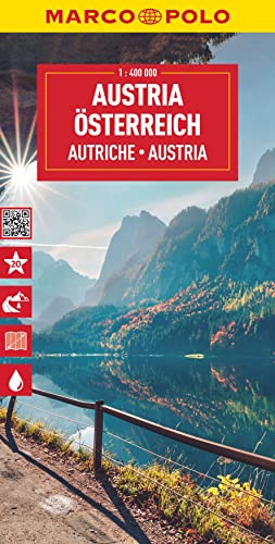 MARCO POLO Reisekarte Österreich 1:400.000: Straßenkarte und Autokarte mit sehenswerten Strecken, Highlights und digitaler Erweiterung MARCO POLO Reisekarte Österreich 1:400.000: Straßenkarte und Autokarte mit sehenswerten Strecken, Highlights und digitaler Erweiterung