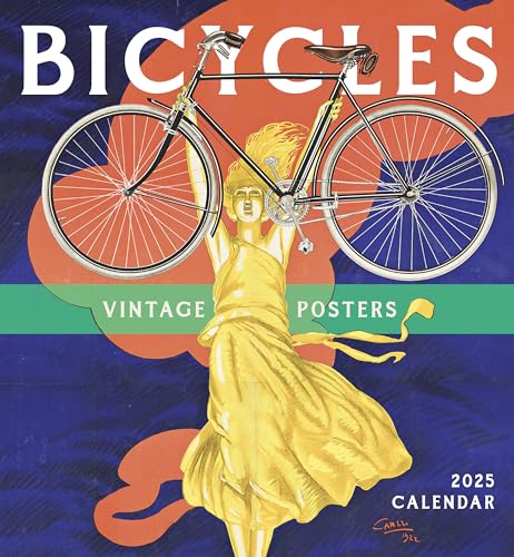 Bicycles: Vintage Posters 2025 Wall Calendar