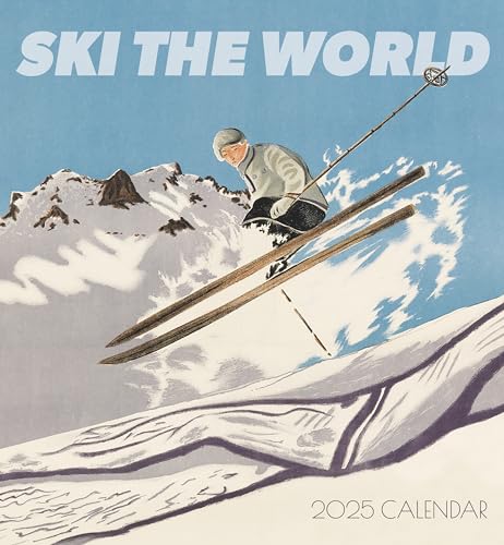 Ski the World 2025 Wall Calendar Ski the World 2025 Wall Calendar von Pomegranate