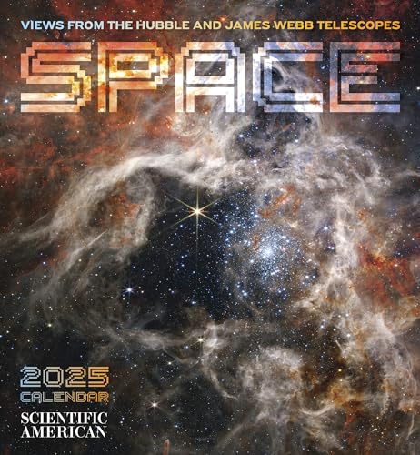 Space: Views from the Hubble and James Webb Telescopes 2025 Wall Calendar