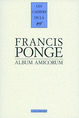 Album amicorum von GALLIMARD