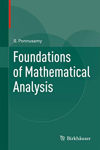 Foundations of Mathematical Analysis von Birkhäuser