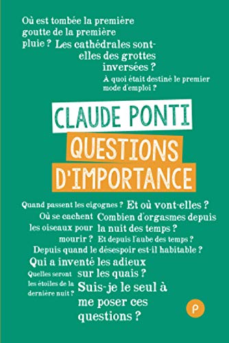 Questions d'importance