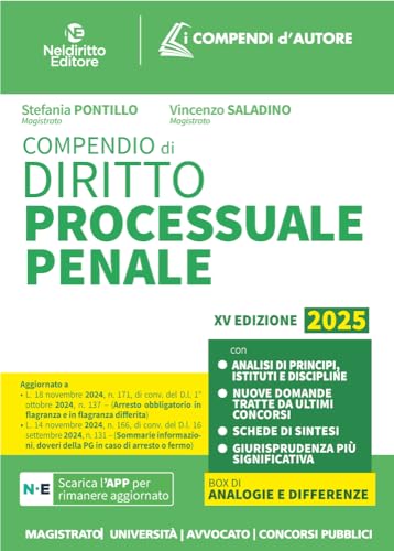 Compendio di procedura penale 2025. Nuova ediz. von Neldiritto Editore