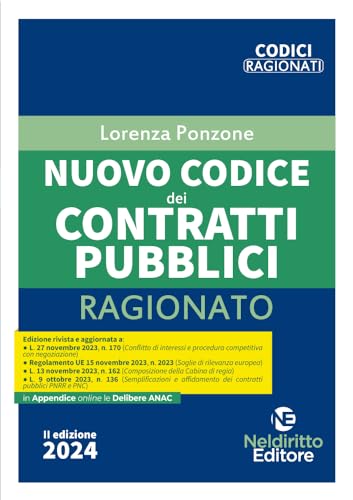 Nuovo codice dei contratti pubblici ragionato von Neldiritto Editore