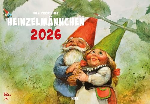 Heinzelmännchen Kalender 2026: Märchenhafte Zeichnungen des niederländischen Malers Rien Poortvliet Heinzelmännchen Kalender 2026: Märchenhafte Zeichnungen des niederländischen Malers Rien Poortvliet von Heel