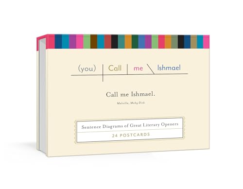Call Me Ishmael Postcards: Sentence Diagrams of Great Literary Quotes (Pop Chart Lab)