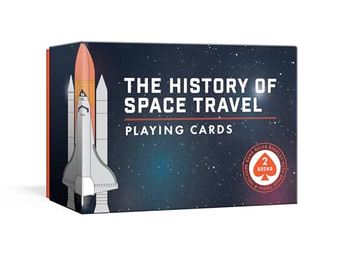 The History of Space Travel Playing Cards: Two Decks of Cards and Game Rules Booklet with Space Trivia (Pop Chart Lab)