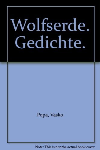 Wolfserde: Gedichte von Carl Hanser