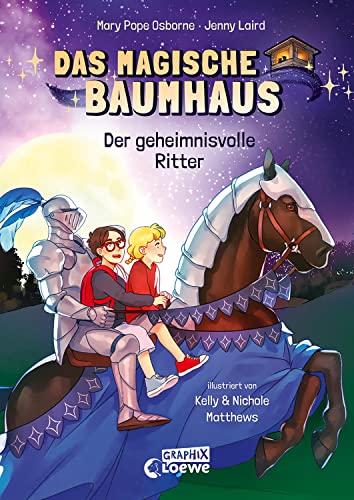 Das magische Baumhaus (Comic-Buchreihe, Band 2) - Der geheimnisvolle Ritter: Tauche ein in die Welt der Schlösser im Mittelalter - Comic-Buch für Kinder ab 7 Jahren