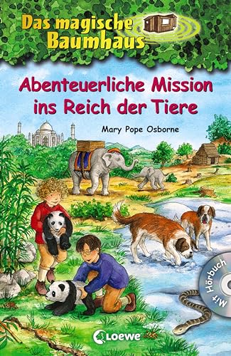 Das magische Baumhaus - Abenteuerliche Mission ins Reich der Tiere (Bd. 43-46): Sammelband für Mädchen und Jungen ab 8 Jahre - Mit Hörbuch-CD Pandas ... Gefahr (Das magische Baumhaus - Sammelbände)