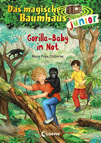 Das magische Baumhaus junior (Band 24) - Gorilla-Baby in Not: Kinderbuch zum Vorlesen und ersten Selberlesen - Mit farbigen Illustrationen - Für Mädchen und Jungen ab 6 Jahre von LOEWE