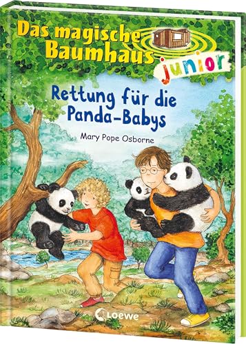Das magische Baumhaus junior (Band 41) - Rettung für die Panda-Babys: Der Kinderbuchklassiker zum Vorlesen und ersten Selberlesen - Mit farbigen Illustrationen - Für Mädchen und Jungen ab 6 Jahren von Loewe