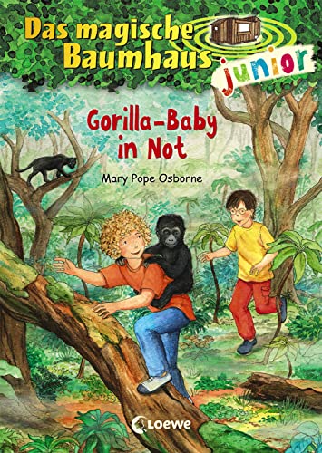 Das magische Baumhaus junior (Band 24) - Gorilla-Baby in Not: Kinderbuch zum Vorlesen und ersten Selberlesen - Mit farbigen Illustrationen - Für Mädchen und Jungen ab 6 Jahre