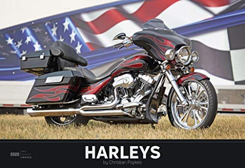 Harleys 2020 - Bildkalender quer (50 x 34) - Technikkalender - Fahrzeuge - Motorrad-Kalender - Wandkalender: by Christian Popkes