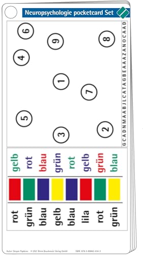 Neuropsychologie pocketcard Set von Börm Bruckmeier