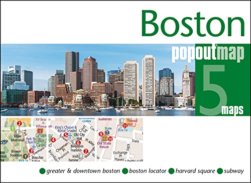Boston Double (Popout Maps) von Heartwood Publishing