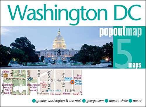 Washington DC Double: PopOut Map (Popout Maps) von Heartwood Publishing