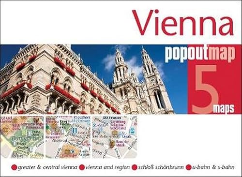 Vienna: PopOut Maps: Greater & Central Vienna, Vienna and Region, Schloß Schönbrunn, U-Bahn & S-Bahn